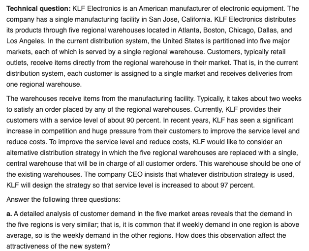 Technical question: KLF Electronics is an