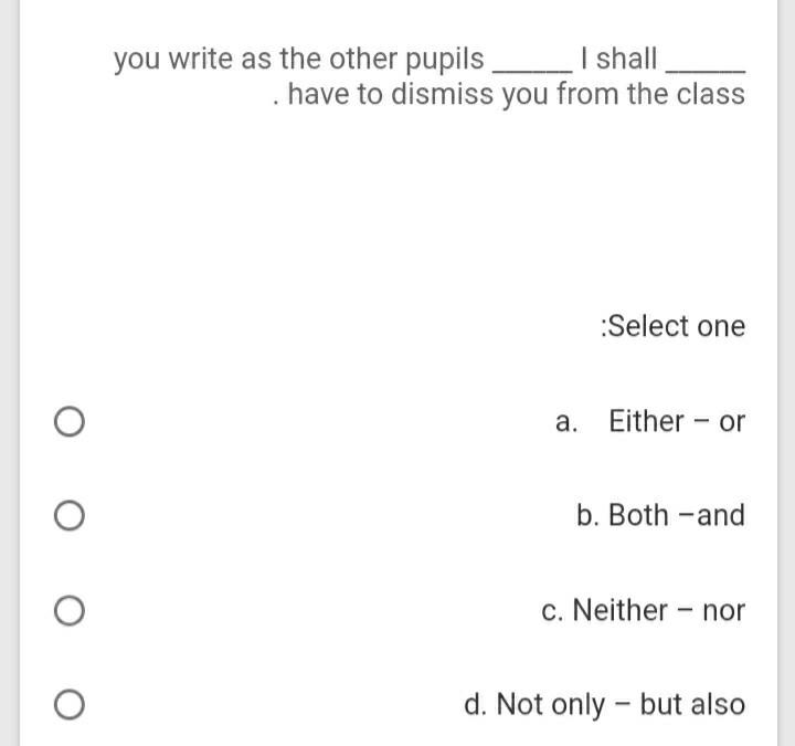 The new flat of three rooms Select one a. Is