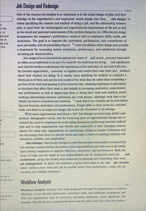 If you were in the position to create a job