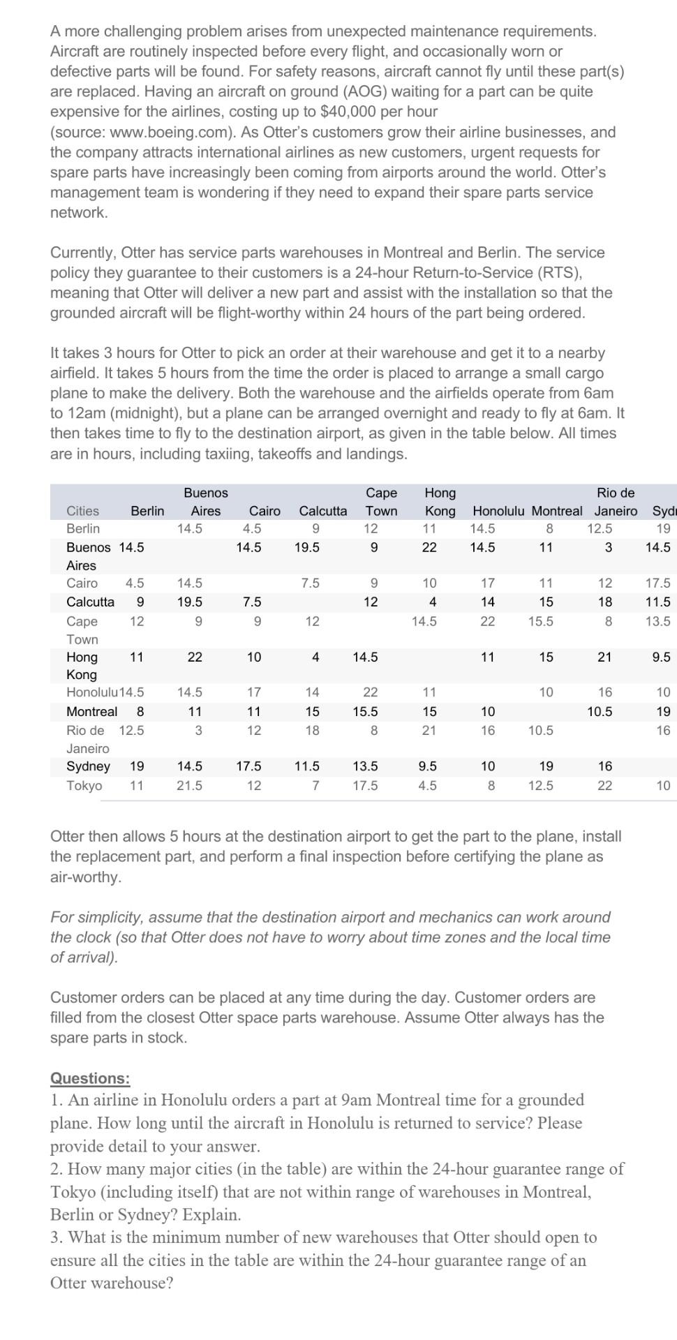 A more challenging problem arises from unexpected