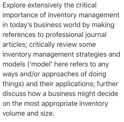 need a lot of information, and research Explore