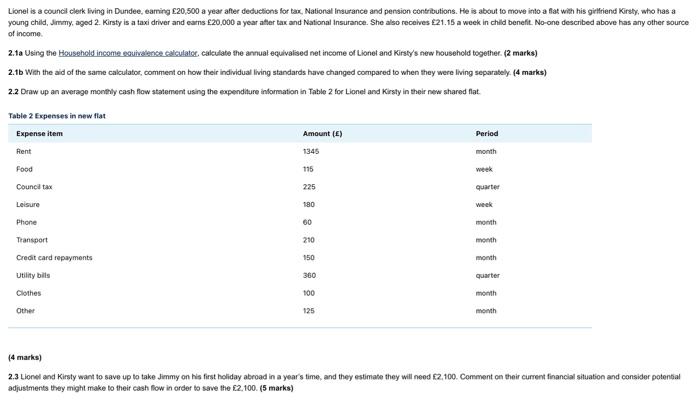 Lionel is a council clerk living in Dundee,
