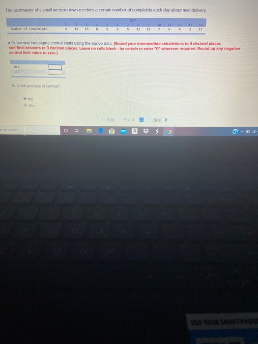 The postmaster of a small western town receives a