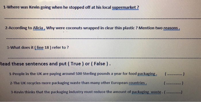 1-Where was Kevin going when he stopped off at