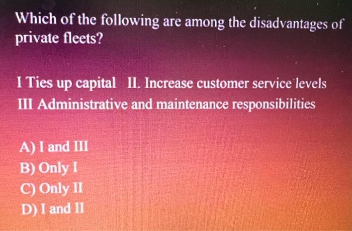 Which of the following are among the