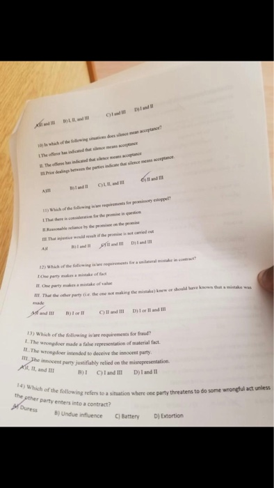 14) Which of the following refers to a situation