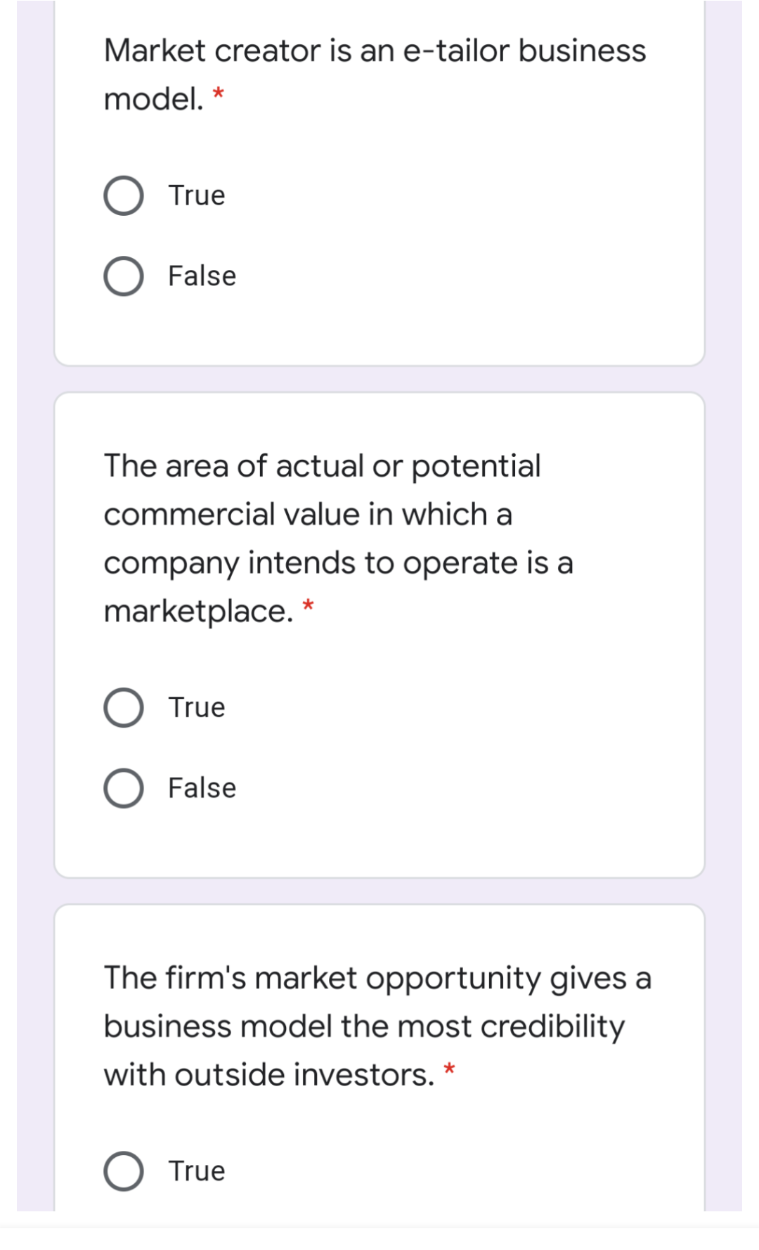 Market creator is an e-tailor business model. *