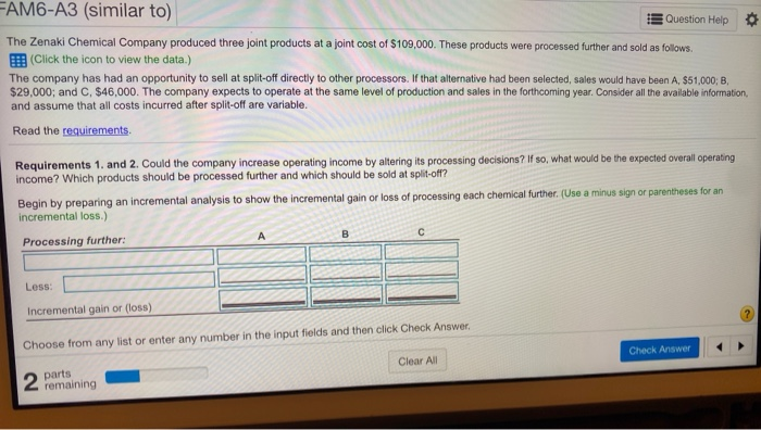 FAM6-A3 (similar to) Question Help The Zenaki