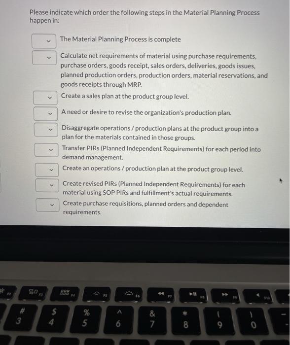 just get me the answers without explanation In