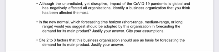 Although the unpredicted, yet disruptive, impact