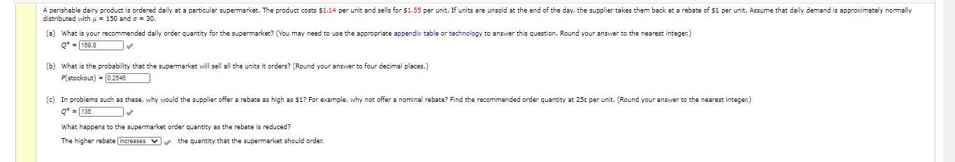 Could someone provide the correct answer for part