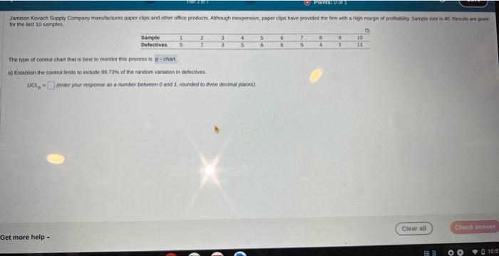The fype of centrol chart that is beer to manitor