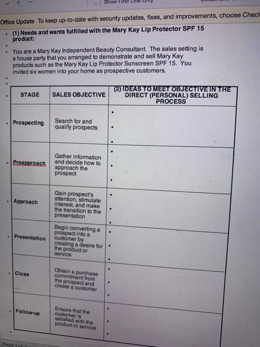 t- Show First LIHU UN Office Update To keep