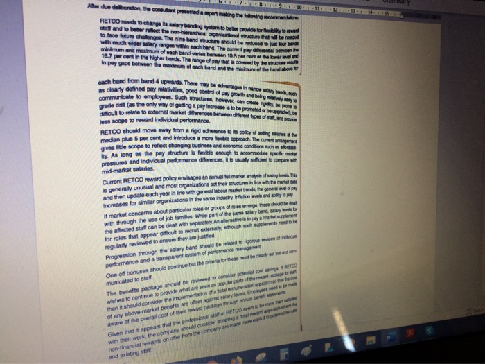 Discuss to what extent the recommendations of the