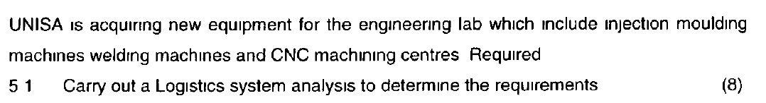 UNISA is acquiring new equipment for the