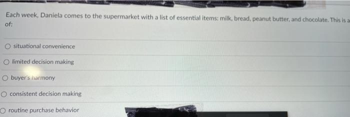 For consequential purchases, the steps of the