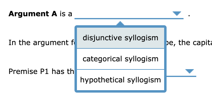 1. Argument Forms An argument form is a