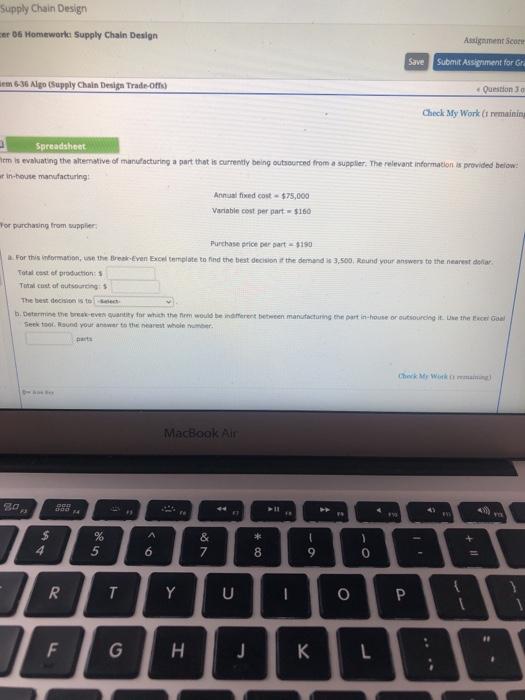 Supply Chain Design er 06 Homeworka Supply Chain