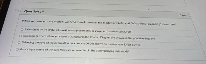 When we draw process models, we need to moke sure