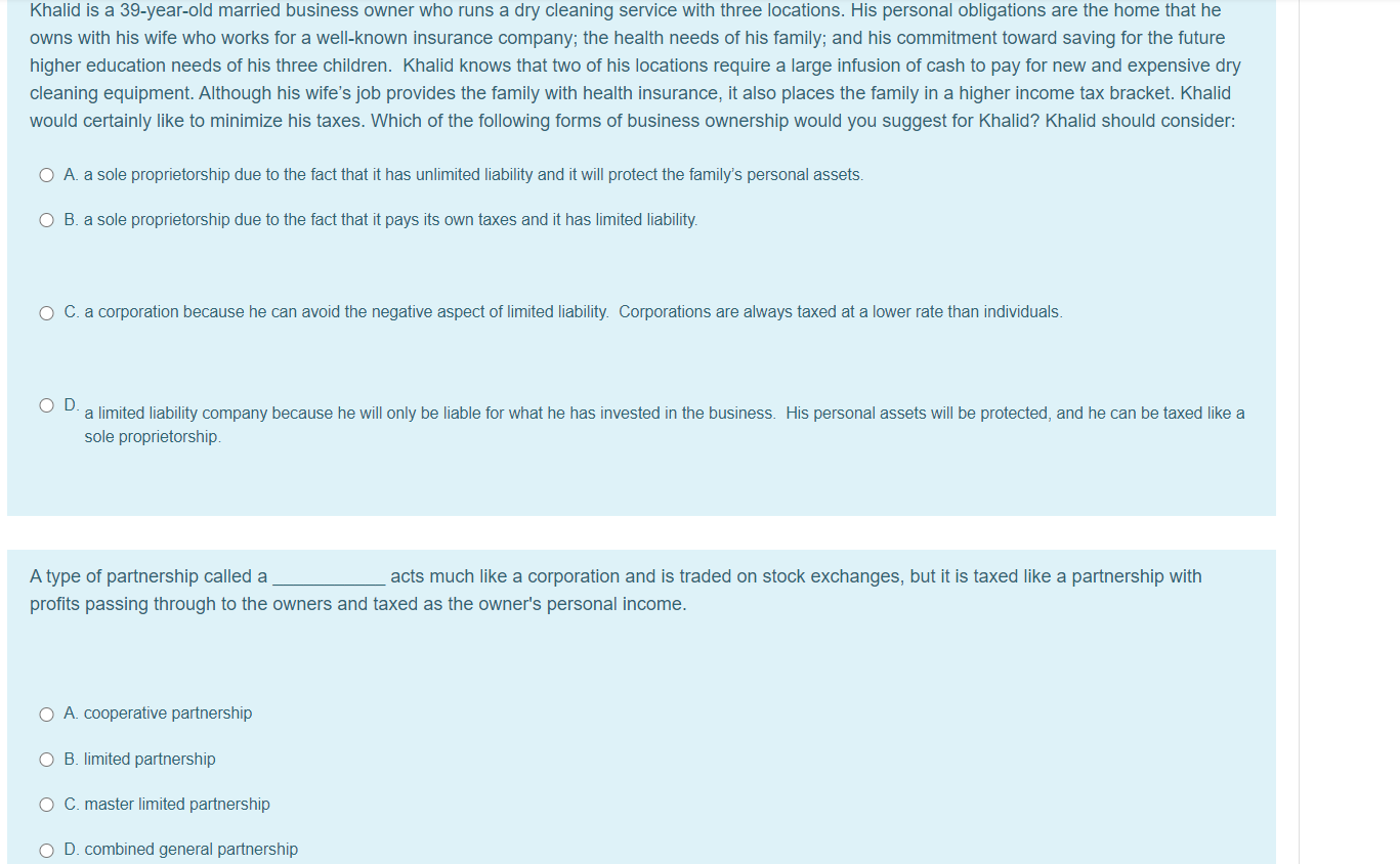 Khalid is a 39-year-old married business owner