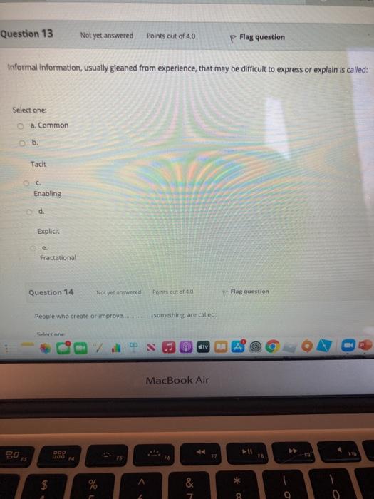 Question 13 Not yet answered Points out of 40 p