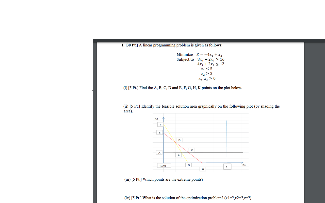 Please answer all questions and show all