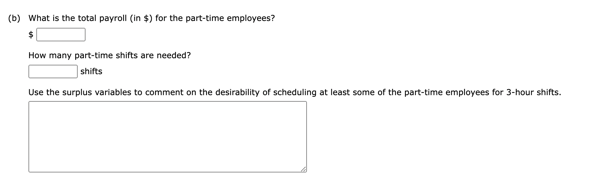 the time of day as shown. hour-off, 4-hours-on