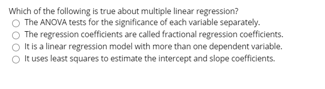 Which of the following is true about multiple