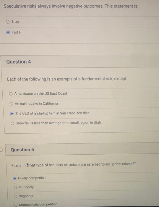 Risk is generally defined as: Highly variable