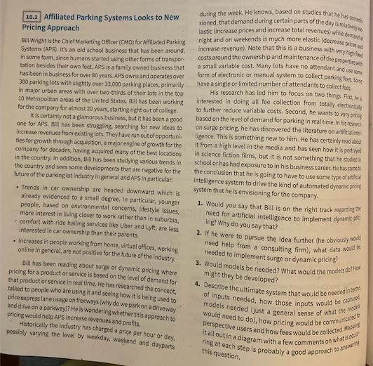 during the week. He knows, based on studies that