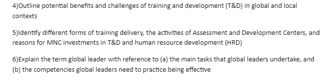 4)Outline potential benefits and challenges of