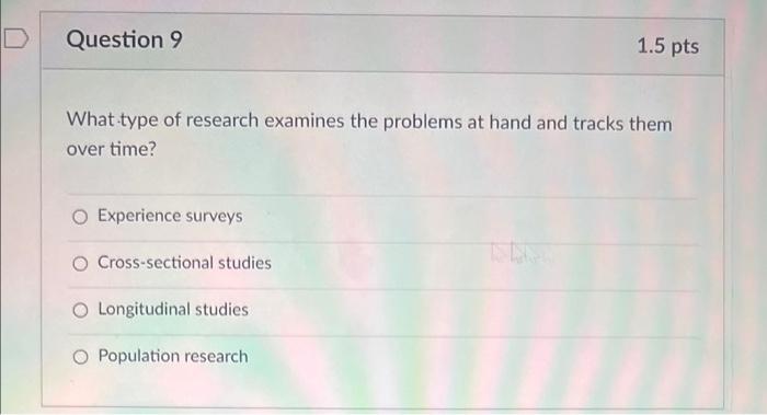 Question 7 1.5 pts The method of analysis in