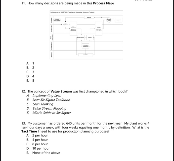 11. How many decisions are being made in this