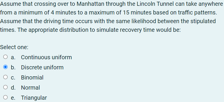 Assume that crossing over to Manhattan through