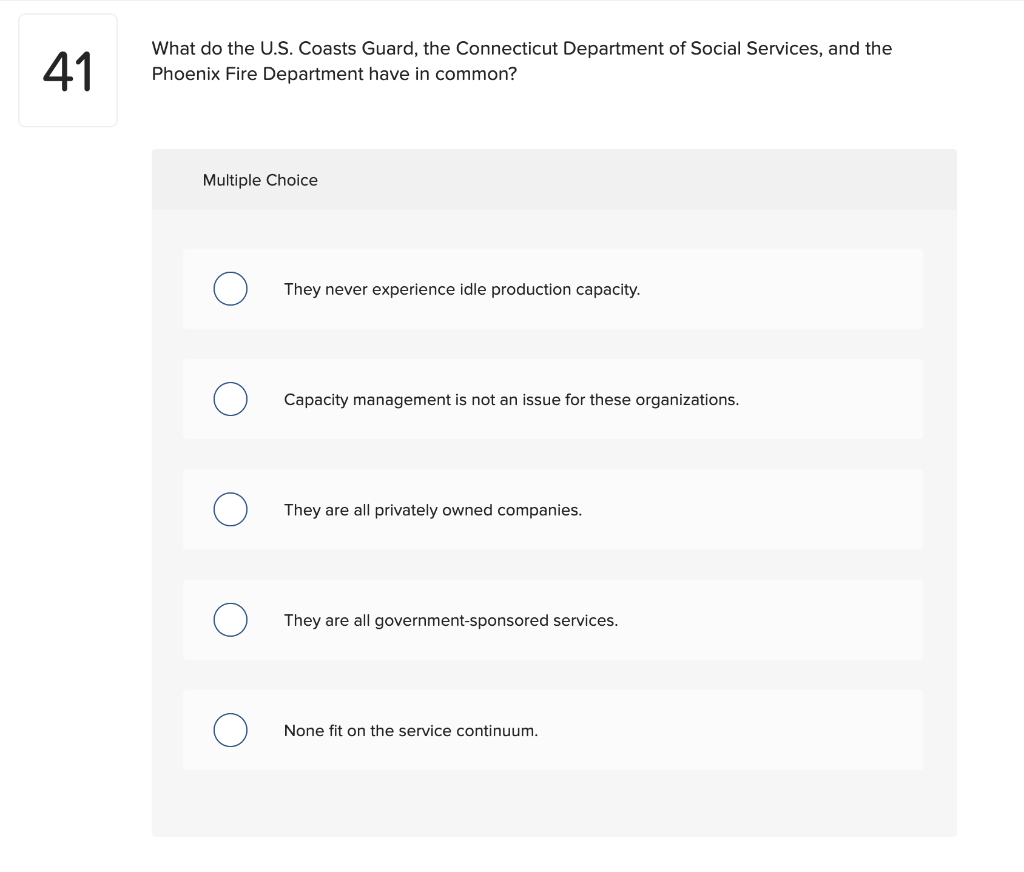 41 What do the U.S. Coasts Guard, the Connecticut
