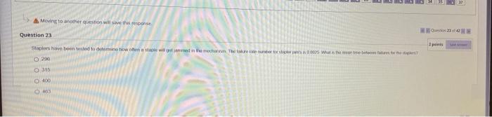 Staplers have been tested to determine how often