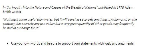 In "An Inquiry into the Nature and Causes of the