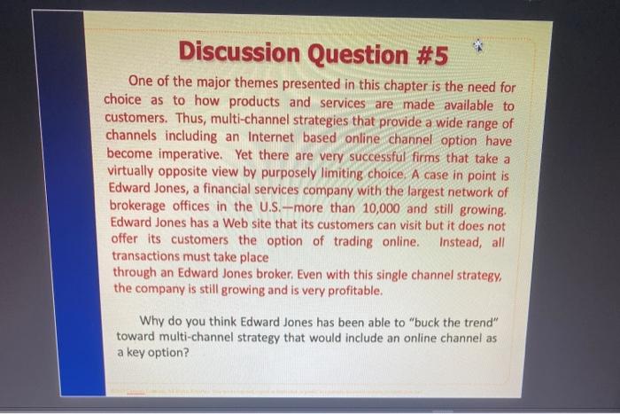 Discussion Question #5 One of the major themes