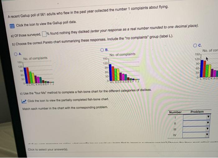 A recent Gallup poll of 561 adults who flew in