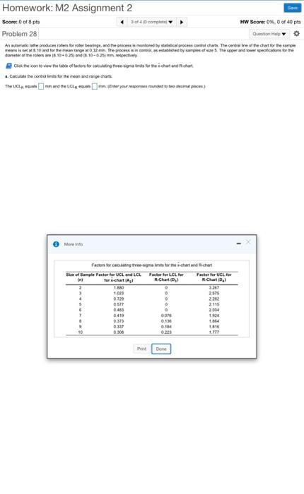 Homework: M2 Assignment 2 Score: 0 of 8 pts