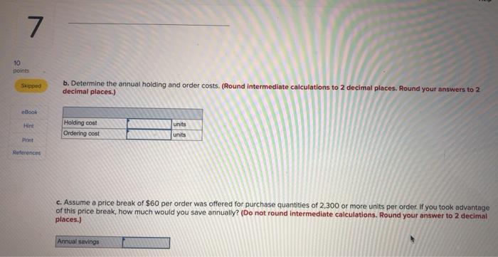 Problem 11-15 (Algo) Given the following
