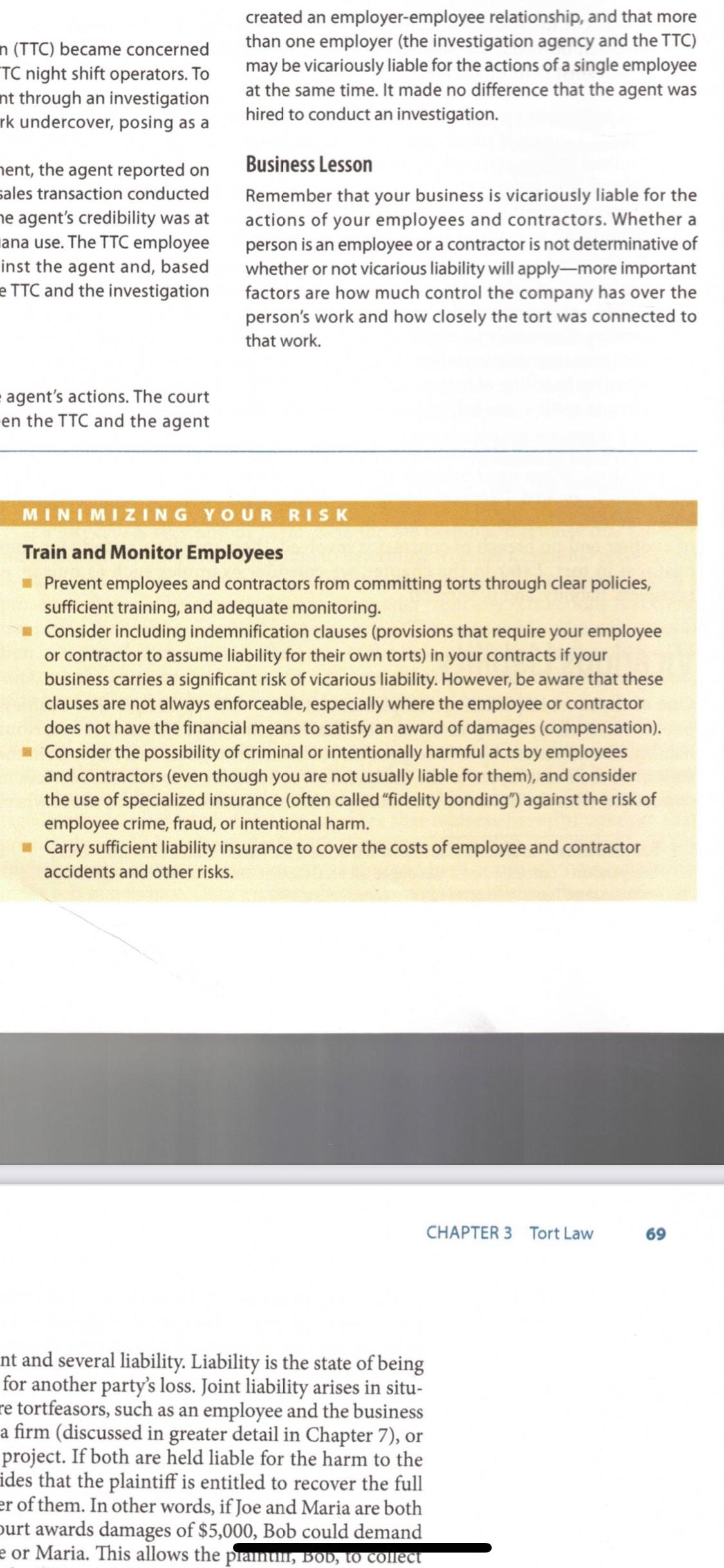 n (TTC) became concerned TC night shift