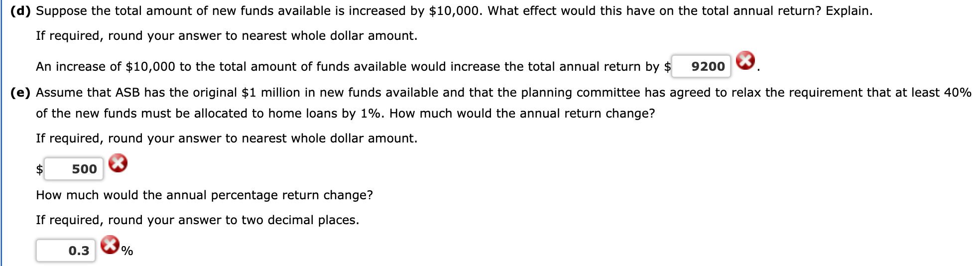 Adirondack Savings Bank (ASB) has $1 million in