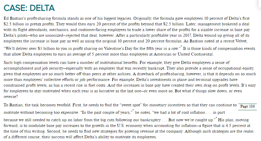 CASE: DELTA Ed Bastian's profit-sharing formula