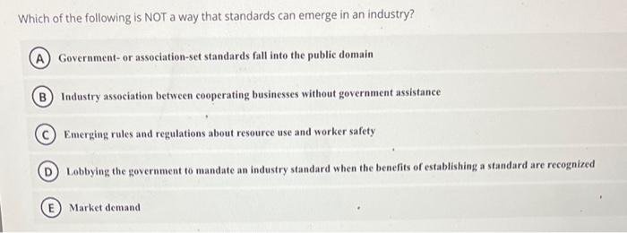 Which of the following is NOT a way that