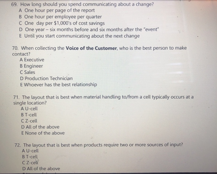 69. How long should you spend communicating about
