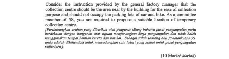 PLease answer in detail Question 1 Soalan 1] A