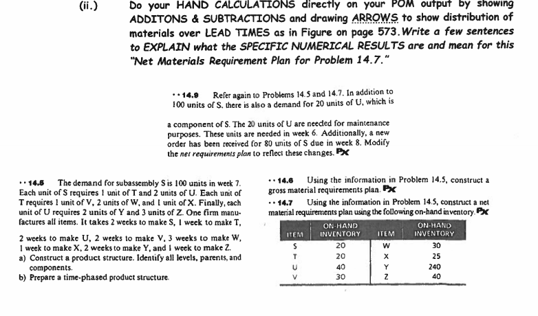 DO HAND CALCULATIONS by completing the attached