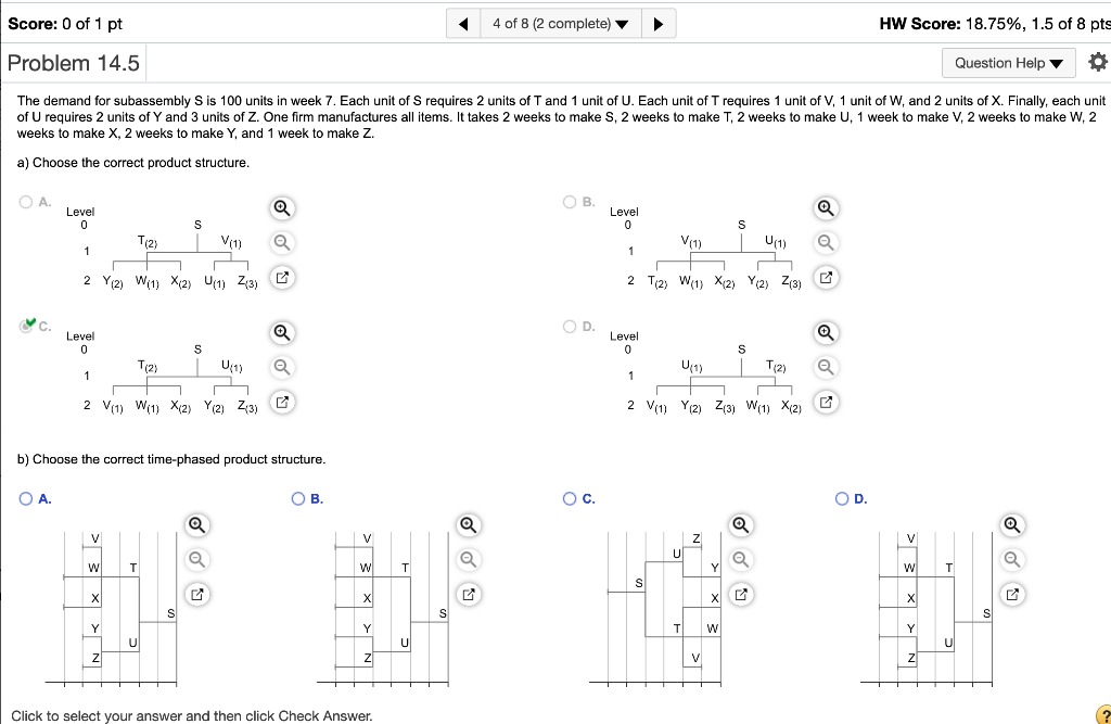 Score: 0 of 1 pt 4 of 8 (2 complete) HW Score: