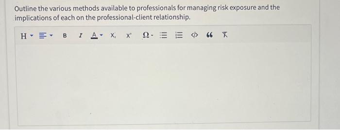 Atleast 150 words please Outline the various